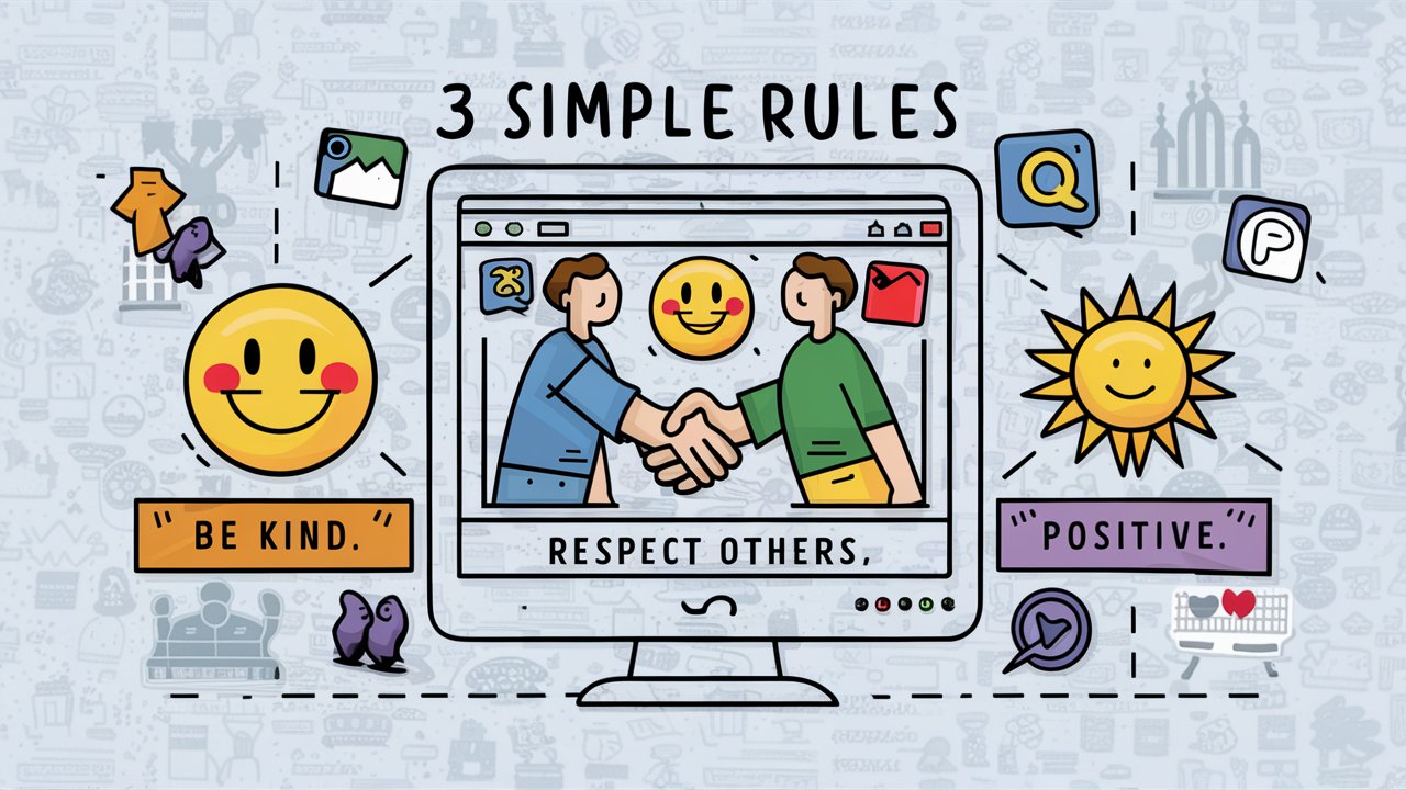 Meine drei Regeln für Online-Interaktionen